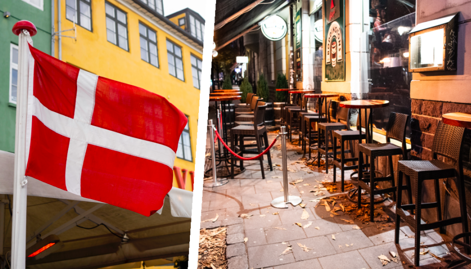 Danmark stänger bland annat restauranger och biografer. 